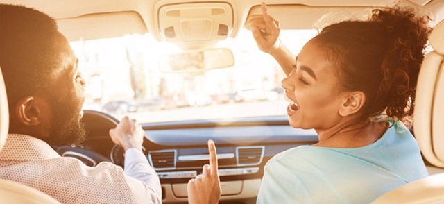 Listening to music while driving may help calm the heart